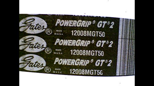 Gates 1200-8mgt-50 GT 2 PowerGrip pojas, 8 mm, širina 50 mm, 150 zuba, 47,24 Dužina visine