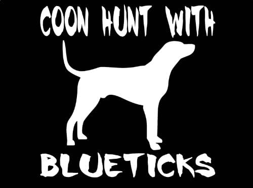 EZ-STIK Coon Hunt s blueticks naljepnica Coon Lovački šok OkrugC241