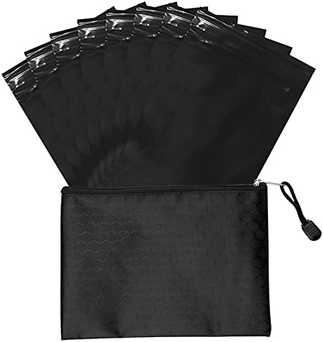 Ženske personalne vrećice, 100 pakovanja 6 * 8 inča crne neprozirne pamne za brtvljenje tamponske odlagalne
