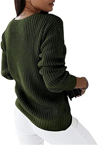 Trebin Plus Veličina jeseni džemper, prevelizirani džemperi za žene Trendy Womens Turtleneck džemper u boji
