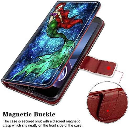 Shuizg torbica za novčanik za iPhone 12 Pro Max sa sirenom Painting Flip Case Protection PU koža sa postoljem