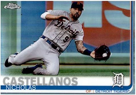 2019 TOPPS Chrome Refraktor 95 Nicholas Castellanos Detroit Tigers MLB bejzbol trgovačka kartica