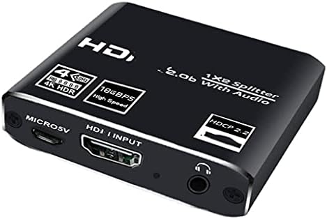 ZCMEB 1X8 4K UHD razdjelnik 2.0 1X2 2.0 razdjelnik HDCP 2.2 HDR razdjelnik 2.0 4k 1x4 HDMI2.0 razdjelnik