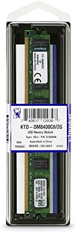 Kingston Technology 2 GB DDR2 CL6 DIMM memorija 2 800 MHz 240-pinski SDRAM Single KTD-DM8400C6 / 2G