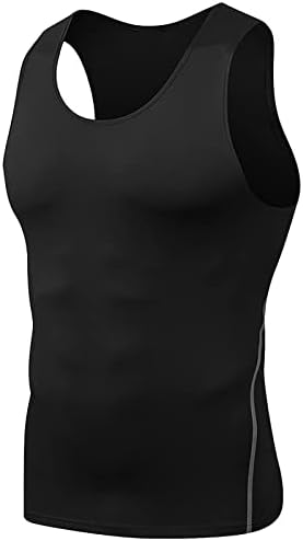 AMZOC tenkovi za muškarce, casual muškog kompresijskog košulje za mršavljenje prsluk za mršavljenje prsluk