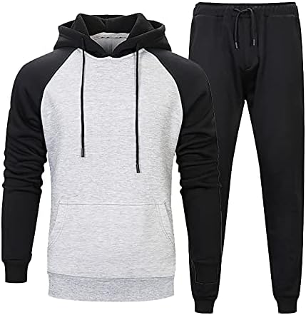 Jogging odijela za muškarce -Menove dvodijelne dukseve pulover kapuljača teretane teretane Yoga duge hlače