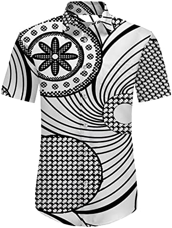 2023 Novi prilagođeni logo Muške havajske majice postavlja kratki rukav ležerni gumb prema dolje od plaže
