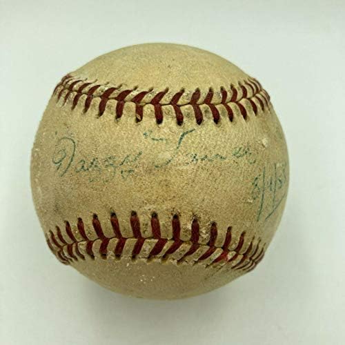 Dazzy Vance Single potpisao je bejzbol nacionalne lige 1950. sa JSA COA - autogramiranim bejzbolama