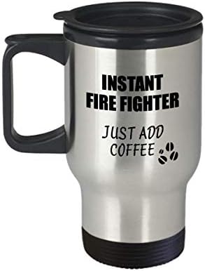 Vatrena borba za putovanja Instant samo dodajte kavu smiješna ideja poklona za suradnicu sadašnjost na radno