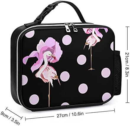 Moda Pink Flamingo & Polka Dot za višekratnu upotrebu ručak tote torba izolovana ručak kutija kontejner