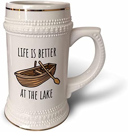 3Droza rozeta - Život jezera - Život je bolji u jezeru - 22oz Stein krigla