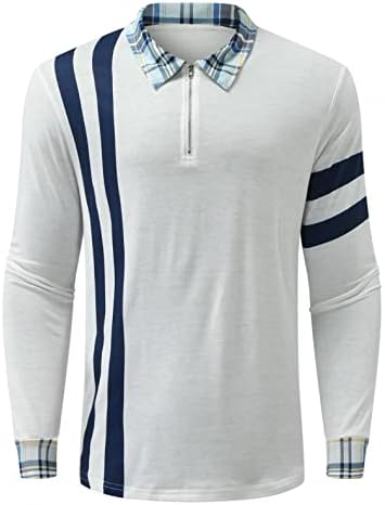 XXBR majice s dugim rukavima za muške, jeseni gradijent atletski casual tee vrhova sportskih dukseva, pune