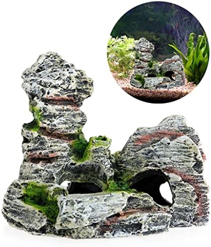 SAWQF Mountain View akvarijum Kamenjar sakrivanje pećine Drvo riba akvarijum ukras ukras
