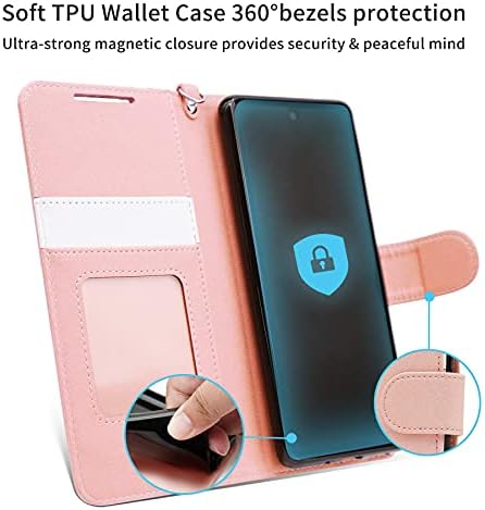 Dvostruka N Samsung Galaxy S20 FE 5G futrola, PU kožna torbica za novčanik sa držačem kreditne kartice narukvica