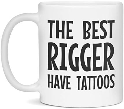 Najbolja rigger ima tetovaže, bijelo od 11 unca