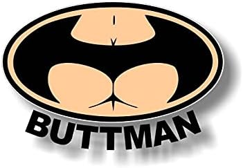 Buttman 7 Vinyl decal crni slot Funny 4x4 Kamion Offroad JDM seksi laptop bat Simbol guzice