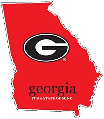 CRAFTIQUE GEORGIA Bulldogs State Decal - 4