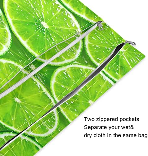 ZZXXB TIMP Print Vodootporna mokra torba za višekratnu krpu za ponovnu upotrebu pelene mokra suha torba