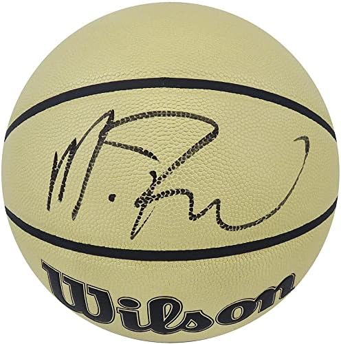 Mitch Richmond potpisao Wilson Gold Zatvoreni / vanjski NBA košarka - autogramirane košarkama