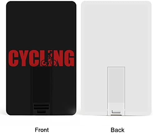 Biciklistička kreditna kartica USB Flash Personalizirana memorijska memorija Skladištenje 64g