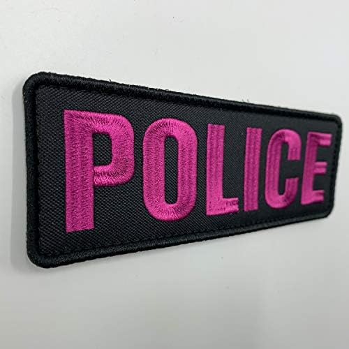 Uuken izvezena tkanina ružičasta američka policijska službenik za policajca zakrpa 6x2 inča sa učvršćivačem