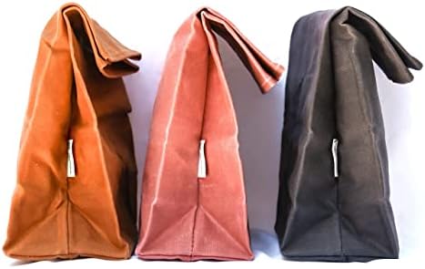 EKOLOJEE Voštana Platnena torba za ručak | sklopiva i periva kutija za ručak za ured, školu, piknik | posao