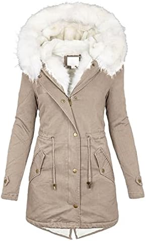 Twwone ženske zimski kaputi modni toplo pero plus veličina pune boje plišani imitacijski kaput sa dugim
