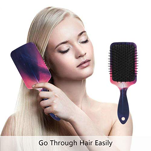 Vipsk četkica za kosu za vazduh, plastični šareni zadivljujući svemir, pogodna dobra masaža i antitatska