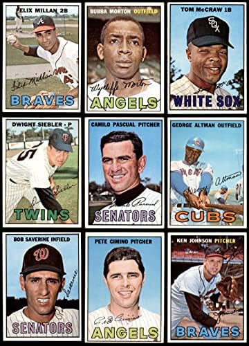 1967. topps Baseball 50 Card Starter Set / Lot VG / ex +