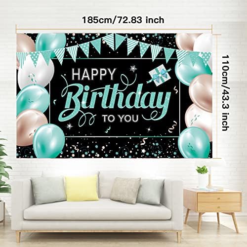 Happy Birthday Banner, Happy Birthday Sign Background decoration Backdrop, Indoor Outdoor Birthday Backdrop,