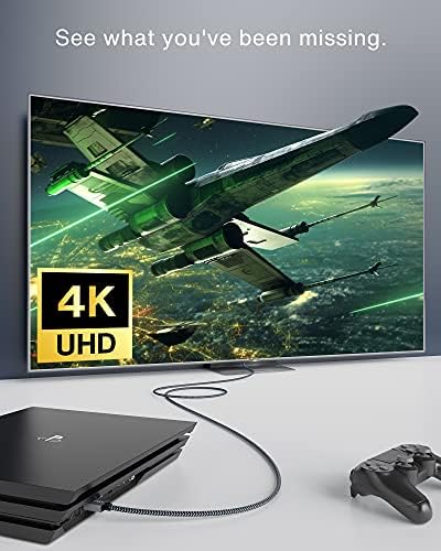 IVANKY 4K HDMI kabl 3.3 ft, brzi 18Gbps HDMI 2.0 kabl, 4K HDR, HDCP 2.2, 3D, 2160p, 1080p, HDMI kabl sa