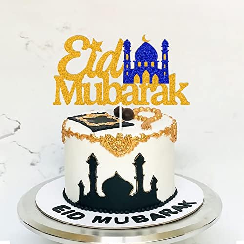 Eid Mubarak torta Topper Ramadam Kareem Dekoracija Eid Ramadan Decor za dom Eid Al-Fitr party Slabac Moon