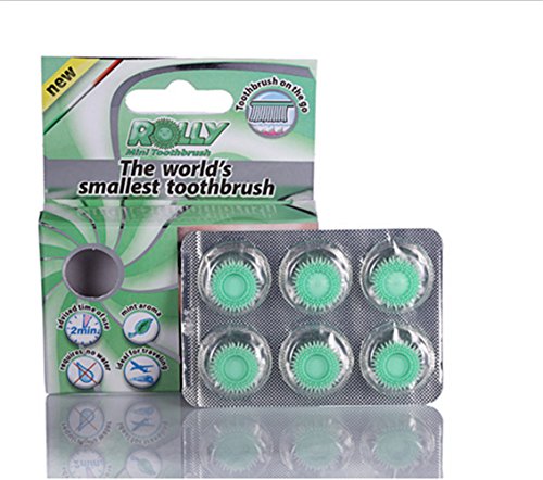 Najmanja četkica za zube / pakovanje - Rolly Brush Mint aromatično za jednokratnu upotrebu MINI prenošenje