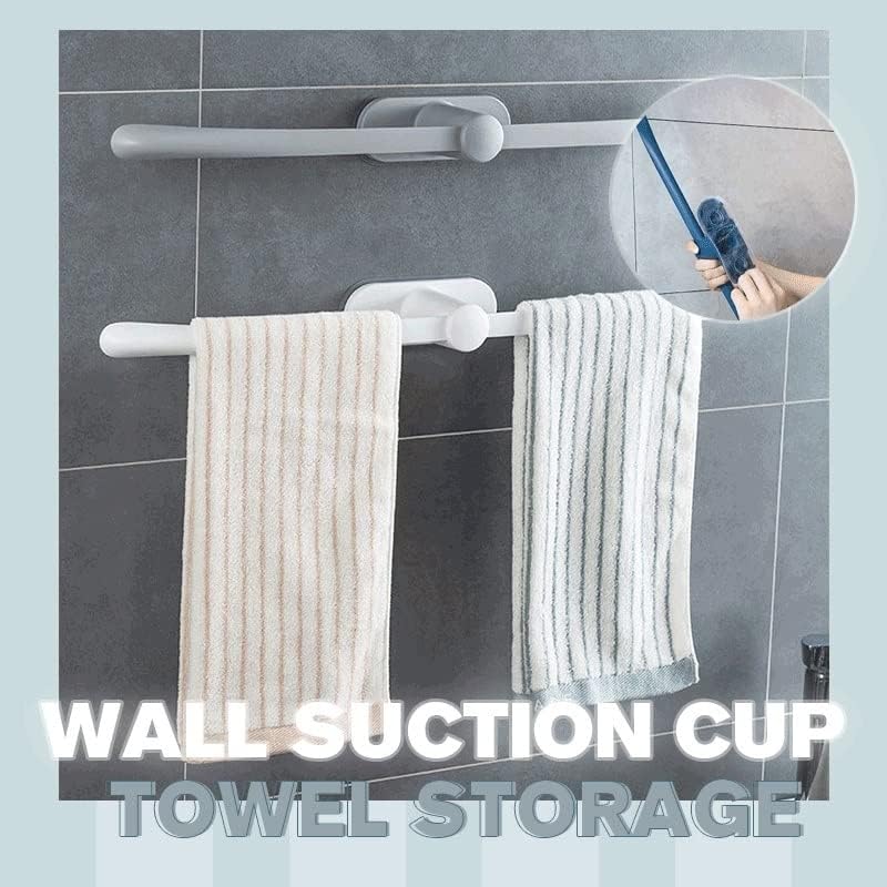 Gooffy ručnik za ručnik stalak za ručnik kupatilo na zidu bez zida za usisavanje ručnika bez iskaznica Bešavna