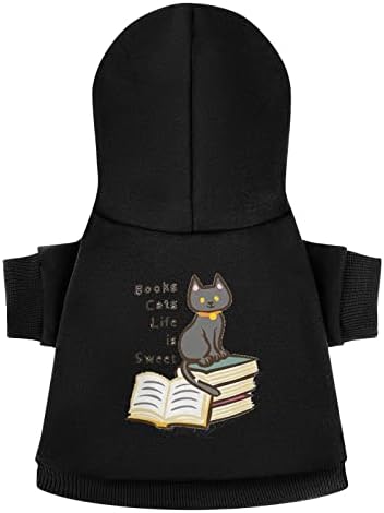 Knjige Mačke Život je slatki komadni kostim kostim za kućne ljubimce odjeću sa šeširom za kućne ljubimce