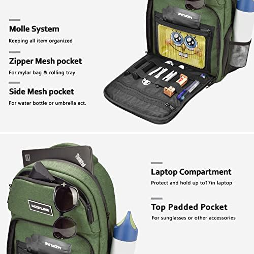 Mzipline ruksak torba-miris otporan na backpak za prijenos prijenosnog prijenosnog računala sa bravom, velike