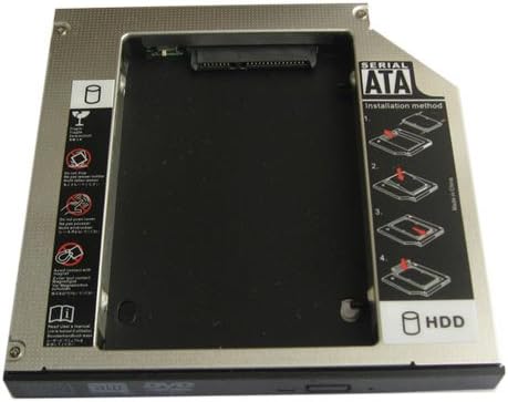 Generic 2. hard disk HDD SSD Caddy za Dell Inspiron B120 B130 swap UC823 DW-224E
