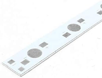 X-DREE 4pcs 150mm x 11mm Aluminijumska štampana ploča za 6pcs x 1W 3W 5W LED u seriji (4pcs 150mm x 11mm