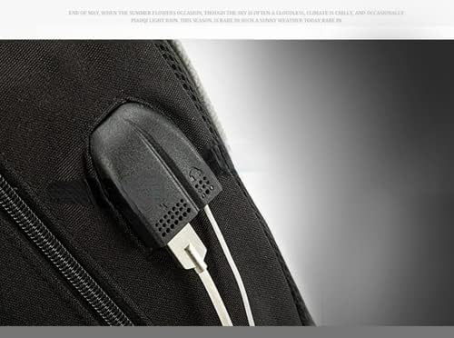 MOUNSHET NASA ruksak logotip astronaut USB punjenje + rupa za slušalice Casual Bag Unisex Travel torba Veliki