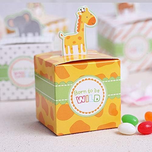 10pcs Crtani bombonski kutija za životinje uzorak bombonske kutije Šećerne kutije Pokloni Case Giraffe Image