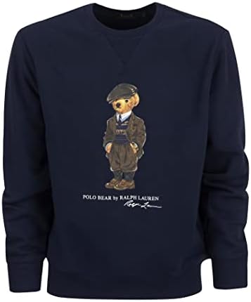 Polo Ralph Lauren pamučna mješavina Fleece Polo Bear Print CrewNeck Dukserica Mala S