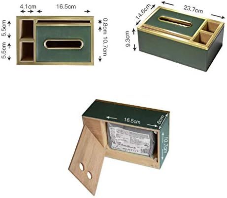 GFDFD moditeljska kožna kutija za kožu, pravokutni držač salveta Pumpni papir Doser za papir, držač lica magnetni donji kućica