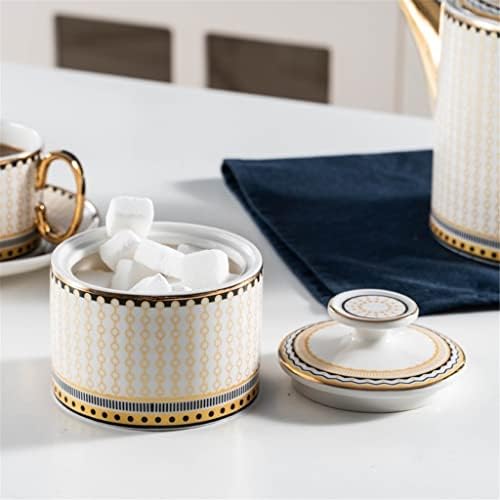 Uxzdx 11 komadni čaj set keramički kontinentalni čaj za kafu Tajnik čaj za popodnevni čaj kuća za domaćinstvo