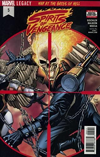 Duhovi osvete 5 VF / NM; Marvel comic book / Ghost Rider
