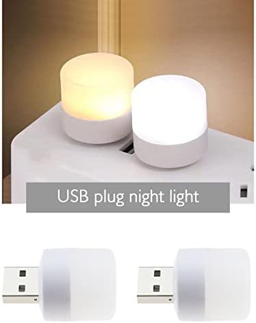 eMagTech 16kom USB noćno svjetlo Mini LED Plug-In sijalica lampa 1w 5V 1A prijenosni atmosfera svjetla za