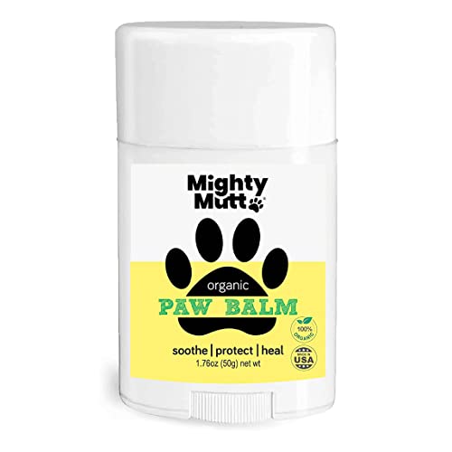 Mighty Mutt Balm Paw Paw | Organska, prirodna i ljekovita | Lizanje sef | Umirujuća hidratantna jastučića
