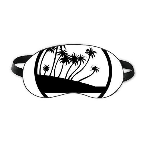 Biljka crne kokosove drveće plaža Sleep Shield oka Soft Night Poklopac za sjenilo