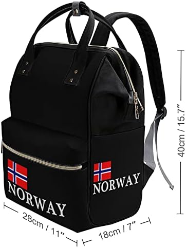 Norveški nacionalni ruksak za pranje rublja vodootporna mama torba Veliki ruksak kapaciteta