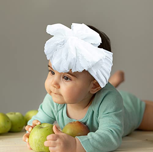 DANMY Baby Girl elastične trake za glavu trake za kosu za novorođenčad lukovi za djecu meka Headwrap Hair