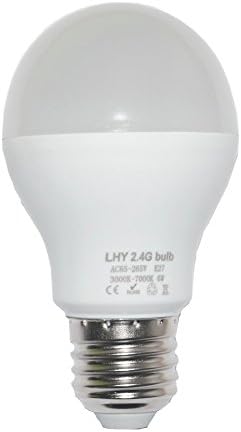 Fjiangyi 6W E27 Smart LED sijalica zatamnjena sa 2.4 GHz bežičnim 3-zonskim daljinskim upravljačem-podesiva temperatura boje i Svjetlina 1 Paket